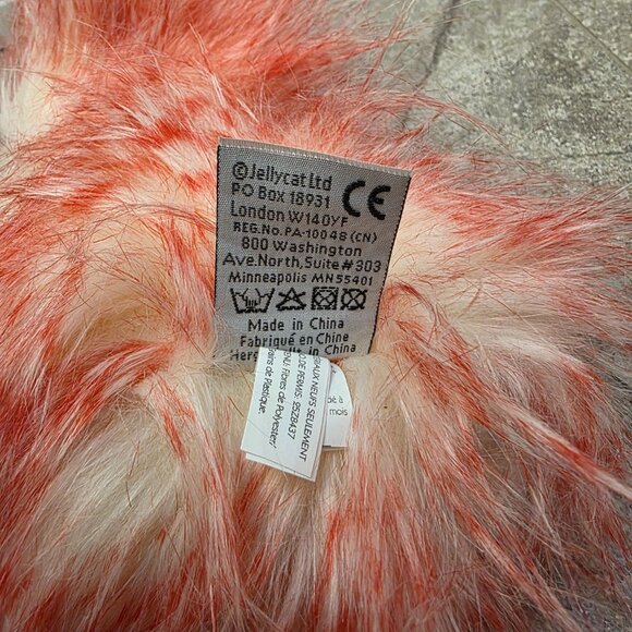 Jellycat London FLORA FLAMINGO Plush with Tag Pink Bird Stuffed Animal 21” Long - Picture 5 of 8